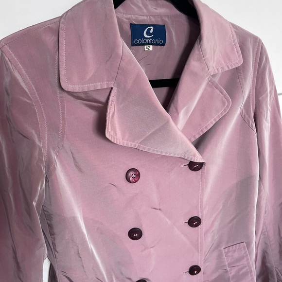 Colantonio Pink Double-Breasted Jacket - Picture 2 of 10